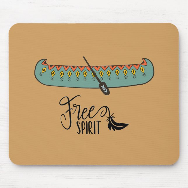 Free Spirit Canoe Mouse Mat (Front)