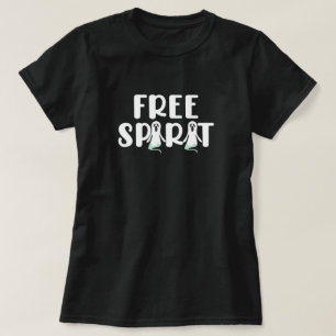 Free Spirit Halloween Ghost T-Shirt