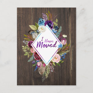 Free Spirit I Have Moved Postcard