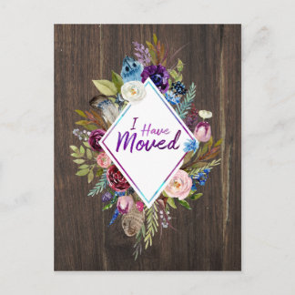 Free Spirit I Have Moved Postcard