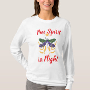 Free Spirit in Flight Women’s T-Shirt – Butterfly