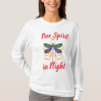 Free Spirit in Flight Women’s T-Shirt – Butterfly