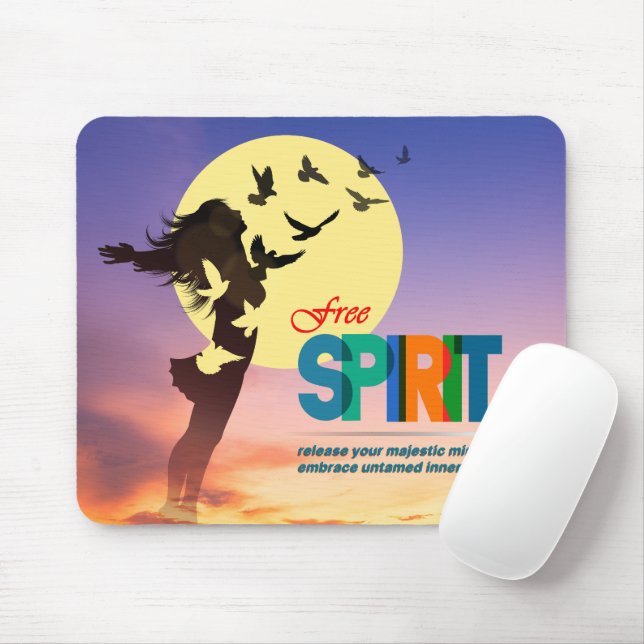 Free Spirit |  Mouse Mat (With Mouse)