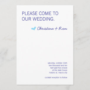 Free Spirit Wedding Invite