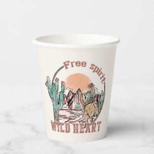 Free Spirit, Wild Heart Paper Cups