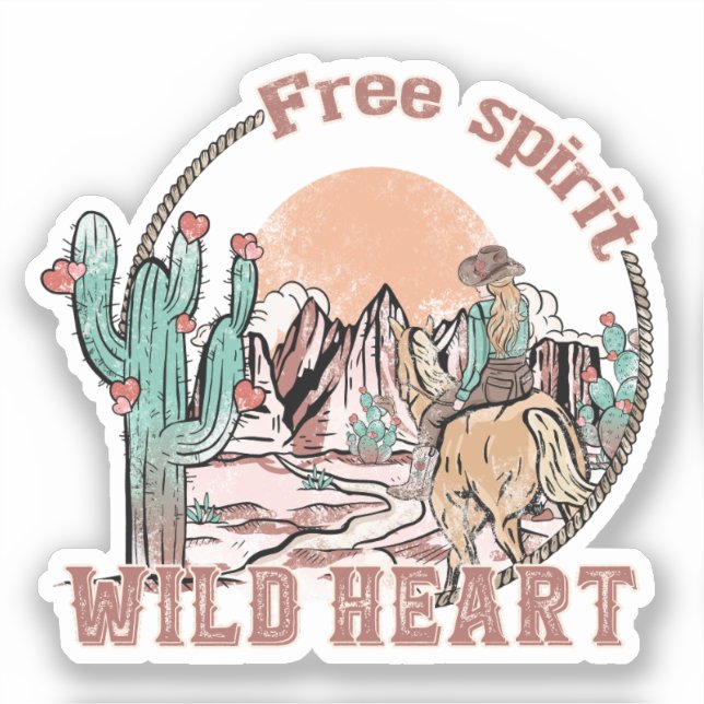 Free Spirit, Wild Heart | Western Country (Front)