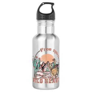Free Spirit, Wild Heart   Western Country 532 Ml Water Bottle