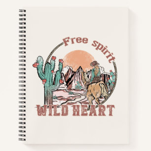 Free Spirit, Wild Heart Western Country Notebook