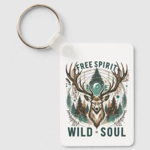 Free Spirit – Wild Soul Stag Key Ring