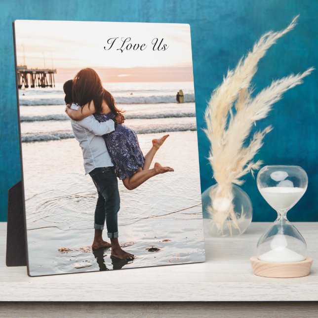 Free Standing Easel Sign with your Photo Plaque (Side)