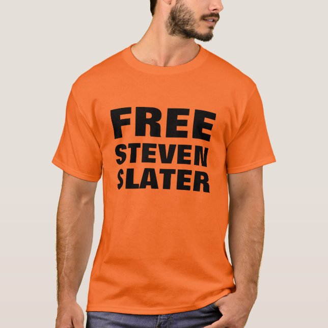 Free Steven Slater T-Shirt (Front)