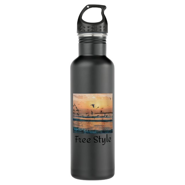 Free Style Trendy Cool 710 Ml Water Bottle (Front)