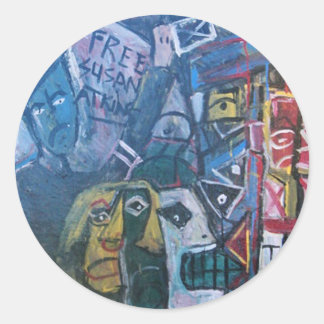 FREE SUSAN ATKINS CLASSIC ROUND STICKER