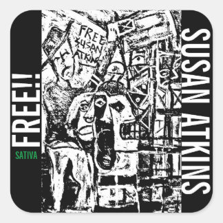 FREE SUSAN ATKINS SATIVA SQUARE STICKER