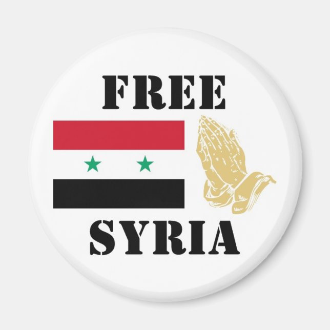 FREE SYRIA MAGNET (Front)