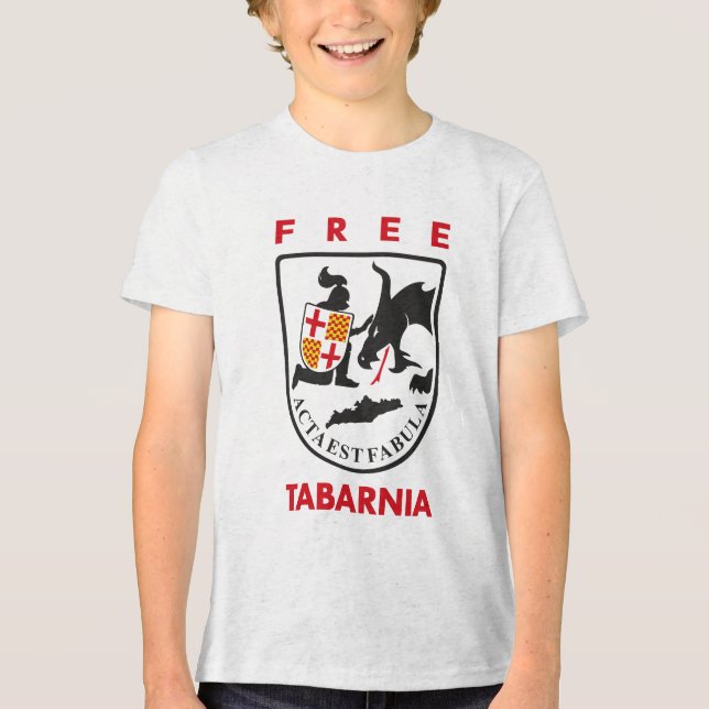 Free Tabarnia 3 Tri-Blend Shirt (Front)