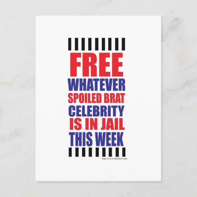 Free the Famous Postcard (Front)