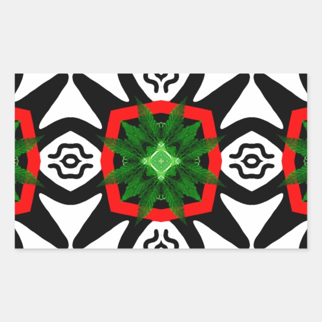 Free The Herb_ Rectangular Sticker (Front)