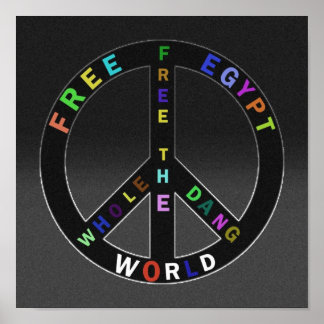 ...FREE THE WHOLE DANG WORLD ! POSTER