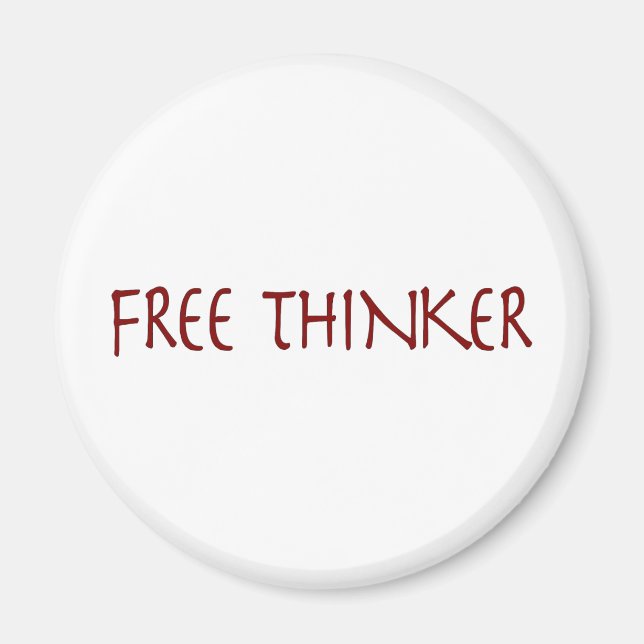 Free Thinker Magnet (Front)