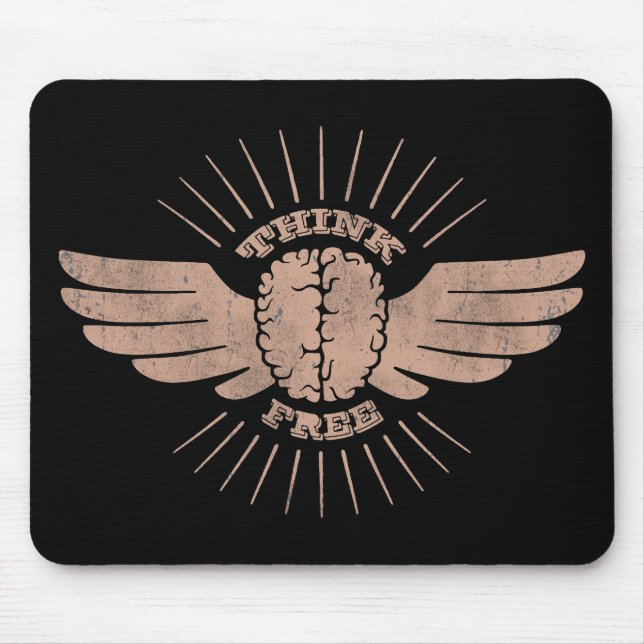 Free Thinker Mouse Mat (Front)