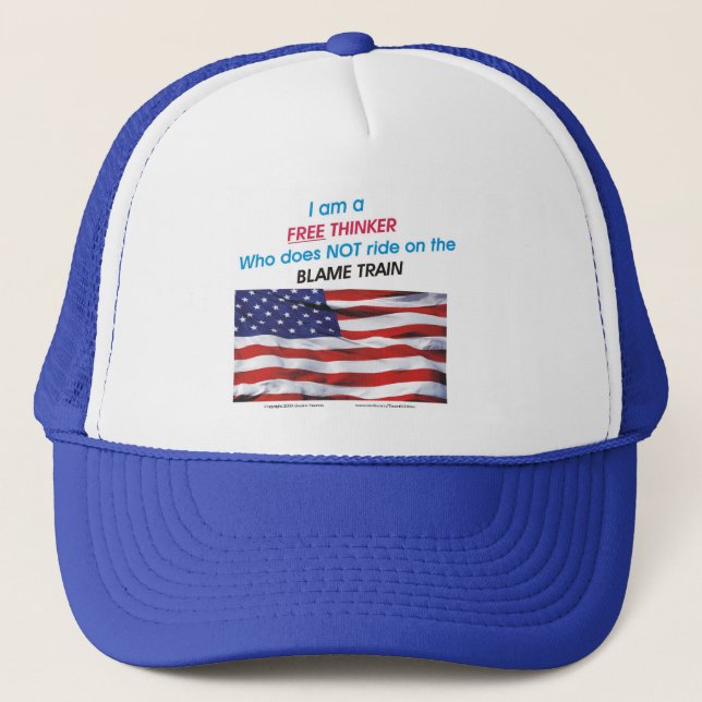 FREE thinker Trucker Hat (Front)