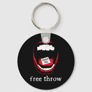 Free Throw Tongue Tied Key Ring