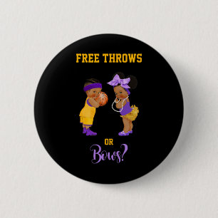 Free Throws Or Bows Bysketbyll By1  6 Cm Round Badge