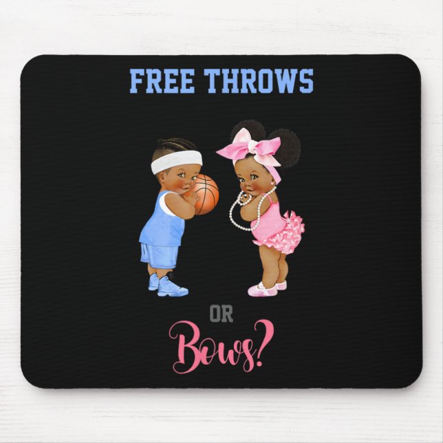 Free Throws Or Bows Bysketbyll By  Mouse Mat (Front)