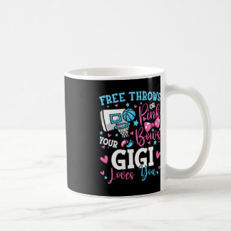 Free Throws or Pink Bows Gigi Loves You Cute Gende Coffee Mug