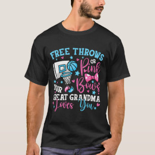 Free Throws or Pink Bows Great Grandma Loves You C T-Shirt