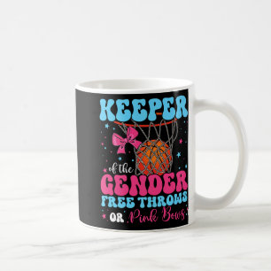 Free Throws Or Pink Bows Keeper Of The Gender Reve Coffee Mug