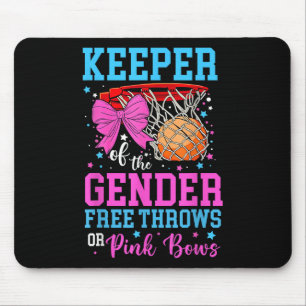 Free Throws Or Pink Bows Keeper Of The Gender Reve Mouse Mat