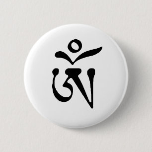 FREE TIBET 6 CM ROUND BADGE