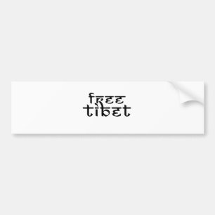 FREE TIBET BUMPER STICKER