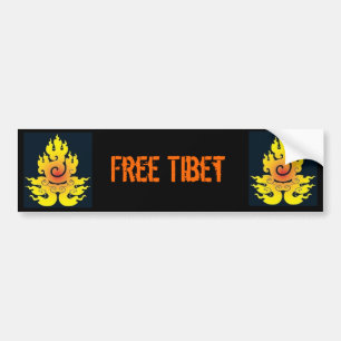 Free Tibet Bumper Sticker