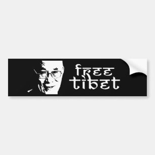 Free Tibet Bumpersticker Bumper Sticker