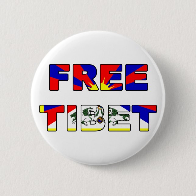 Free Tibet Button (Front)