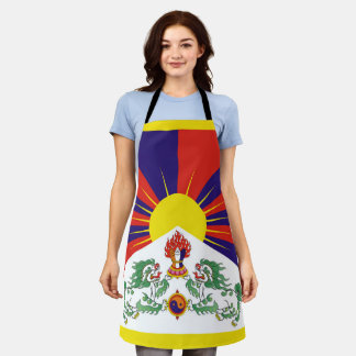 Free Tibet flag Apron