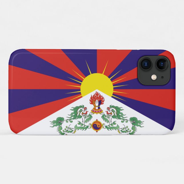 Free Tibet flag Case-Mate iPhone Case (Back (Horizontal))