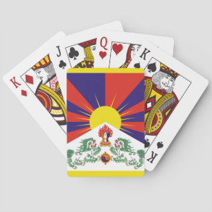 Free Tibet flag Playing Cards