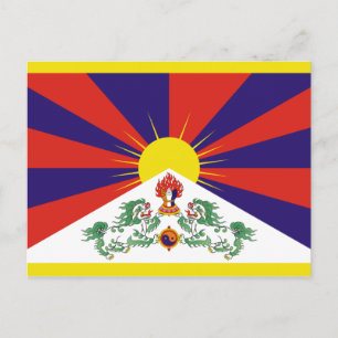 Free Tibet flag Postcard