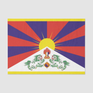 Free Tibet flag Postcard Tissue Paper