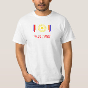 FREE TIBET FLAG T-SHIRT