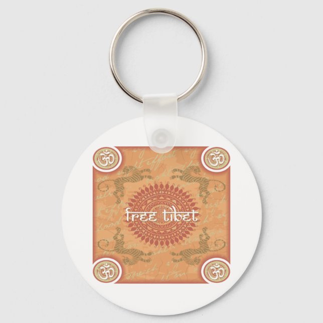 Free Tibet Key Ring (Front)