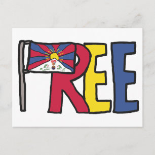 Free Tibet Postcard