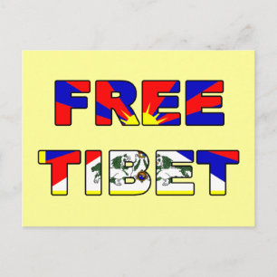 Free Tibet Postcard