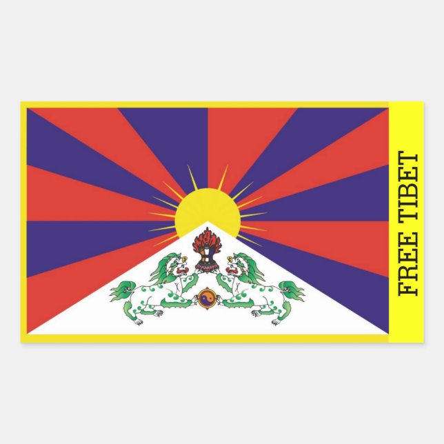 Free Tibet Sticker (Front)