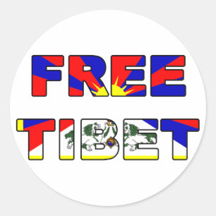 Free Tibet Sticker