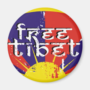 FREE TIBET T-SHIRTS & GEAR MAGNET